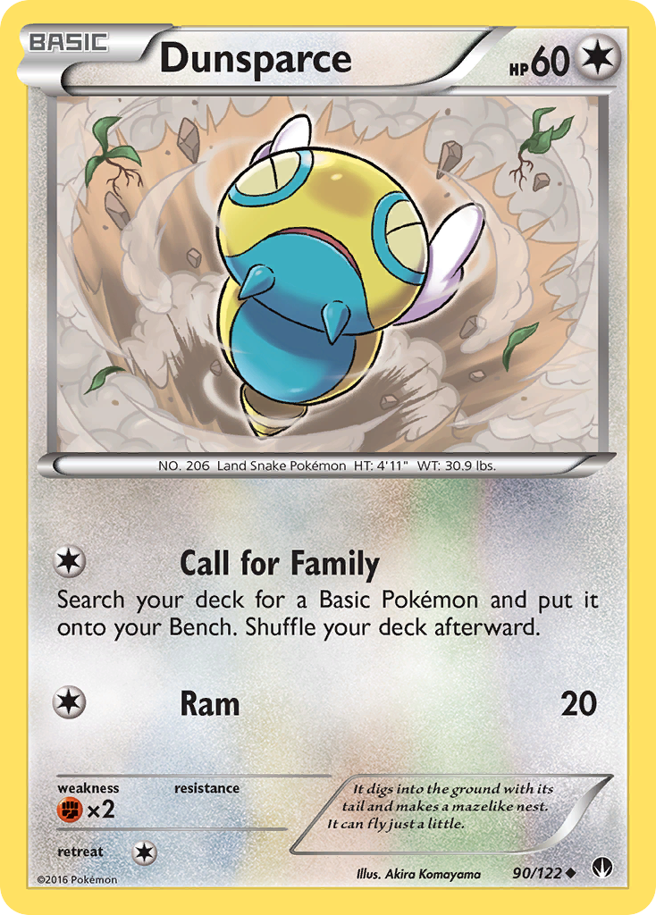 Dunsparce (90/122) [XY: BREAKpoint] | Good Games Modbury