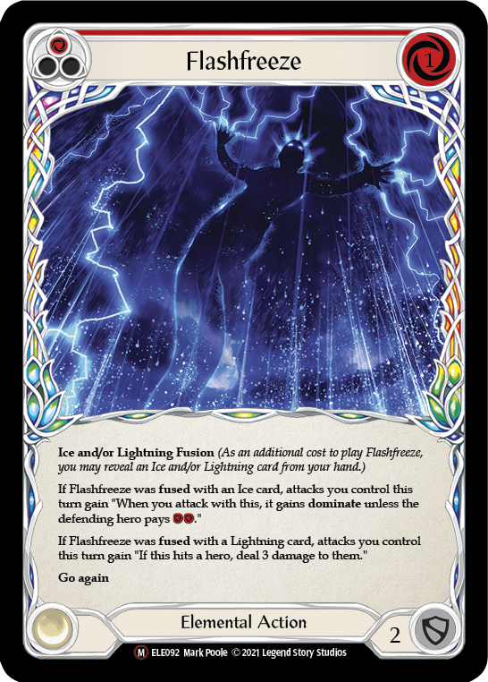 Flashfreeze [U-ELE092] (Tales of Aria Unlimited)  Unlimited Rainbow Foil | Good Games Modbury