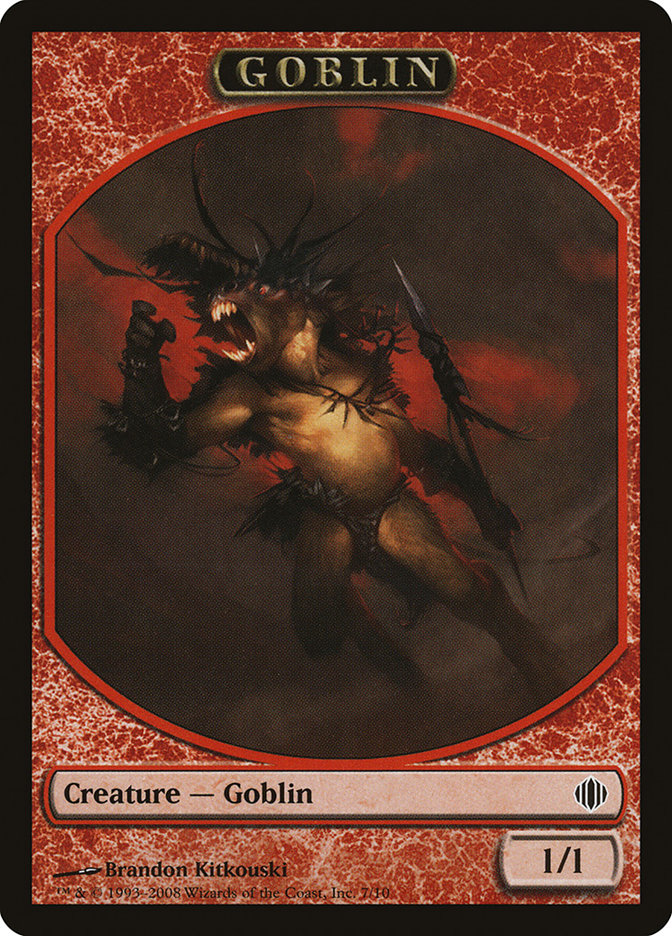 Goblin Token [Shards of Alara Tokens] | Good Games Modbury