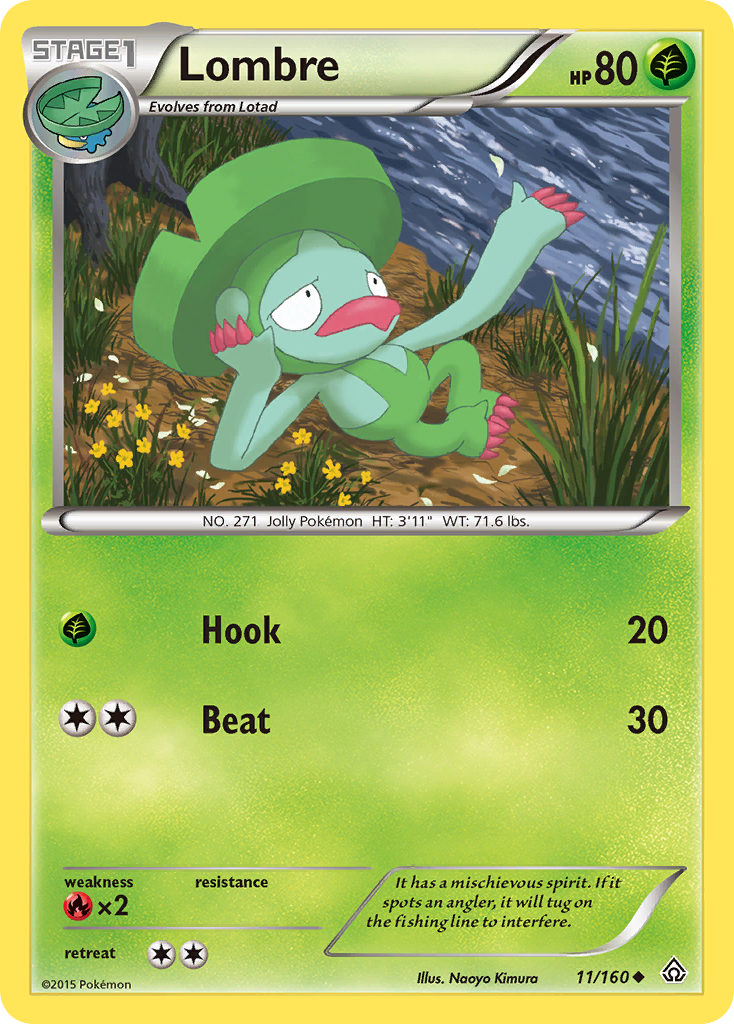 Lombre (11/160) [XY: Primal Clash] | Good Games Modbury