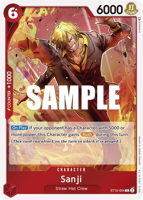 Sanji [Ultimate Deck - The Three Captains] | Good Games Modbury