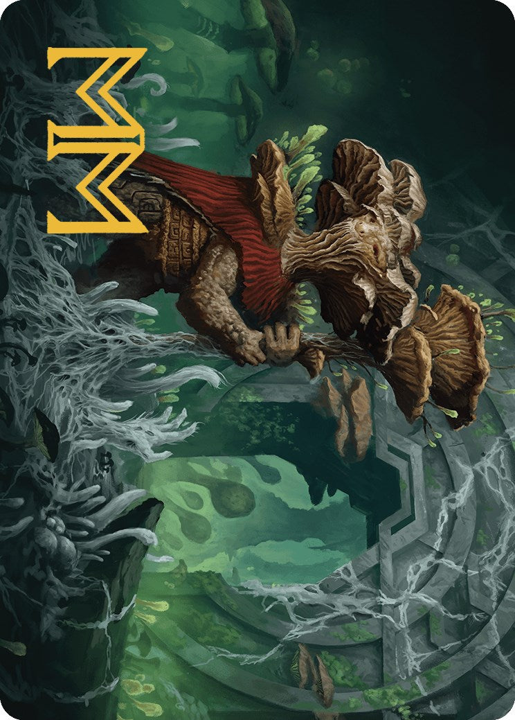 Tendril of the Mycotyrant Art Card (Gold-Stamped Signature) [The Lost Caverns of Ixalan Art Series] | Good Games Modbury