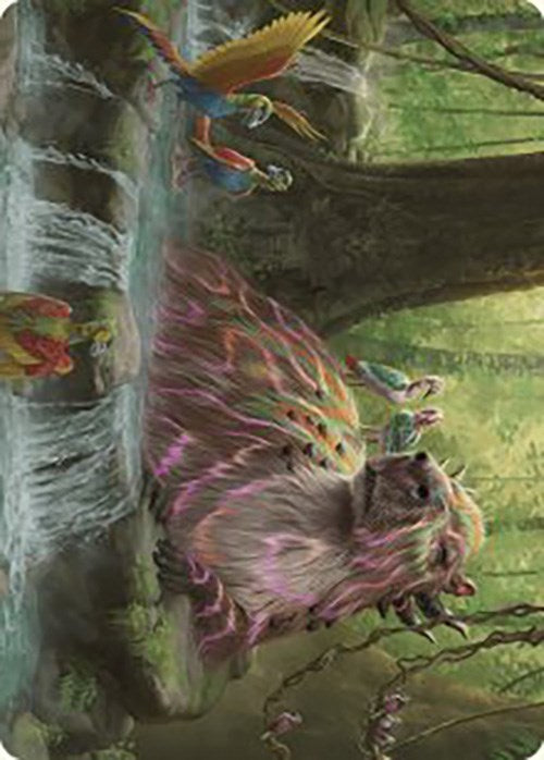 Basking Capybara Art Card [The Lost Caverns of Ixalan Art Series] | Good Games Modbury
