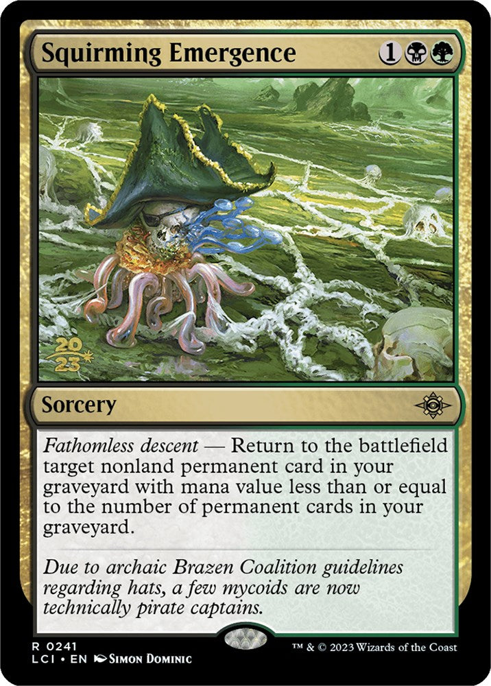 Squirming Emergence [The Lost Caverns of Ixalan Prerelease Cards] | Good Games Modbury