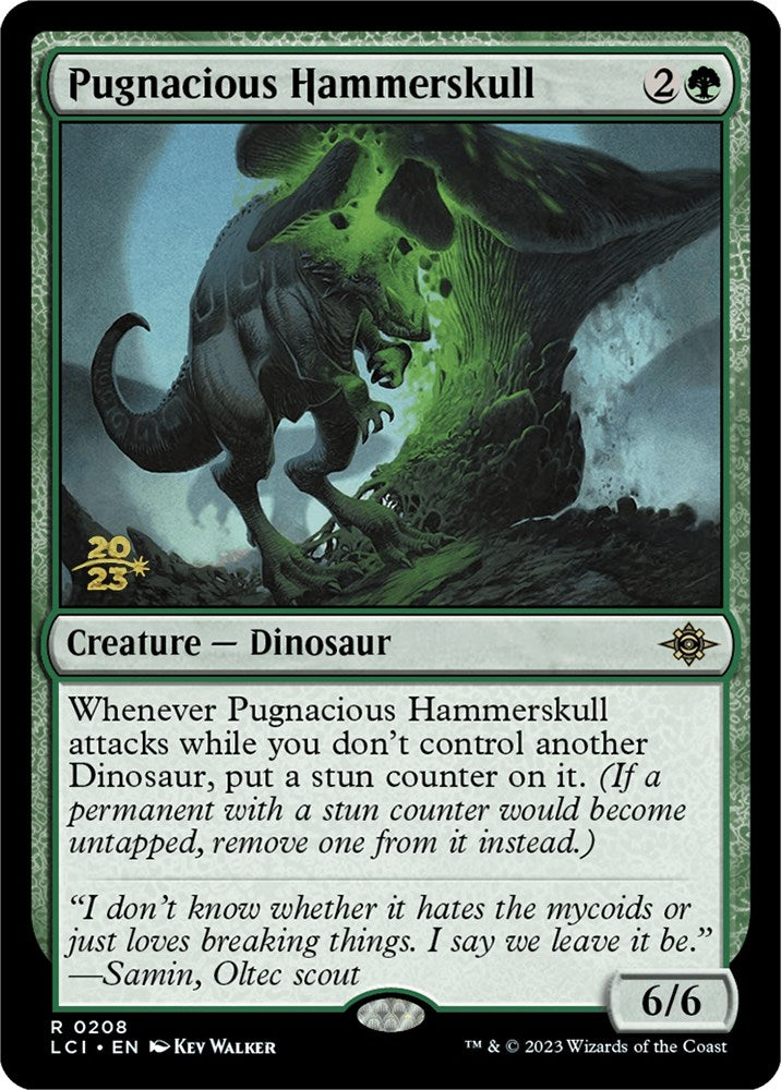 Pugnacious Hammerskull [The Lost Caverns of Ixalan Prerelease Cards] | Good Games Modbury