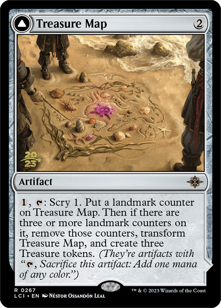 Treasure Map // Treasure Cove [The Lost Caverns of Ixalan Prerelease Cards] | Good Games Modbury