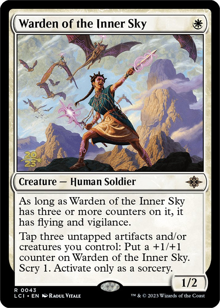 Warden of the Inner Sky [The Lost Caverns of Ixalan Prerelease Cards] | Good Games Modbury