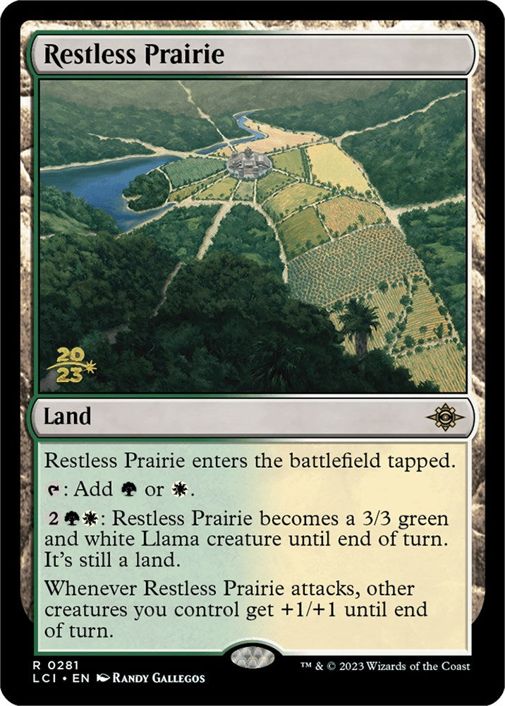 Restless Prairie [The Lost Caverns of Ixalan Prerelease Cards] | Good Games Modbury