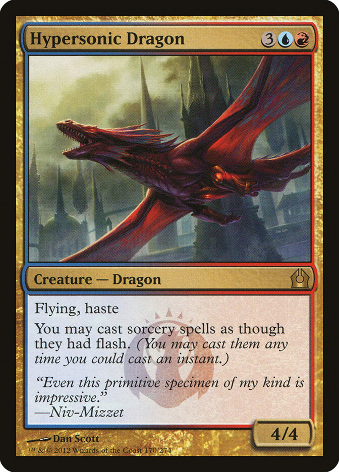 Hypersonic Dragon [Return to Ravnica] | Good Games Modbury