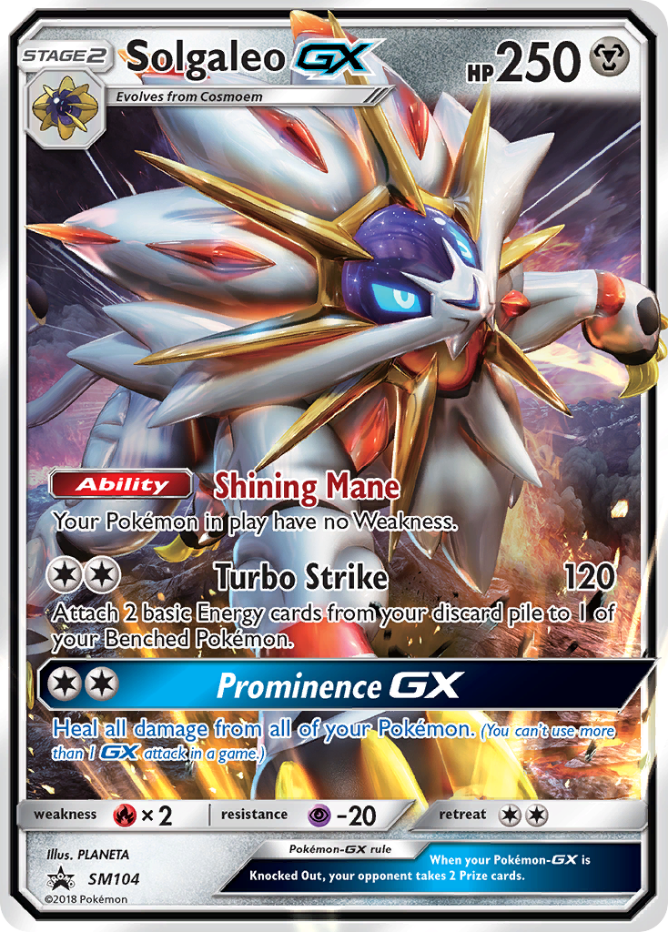 Solgaleo GX (SM104) [Sun & Moon: Black Star Promos] | Good Games Modbury