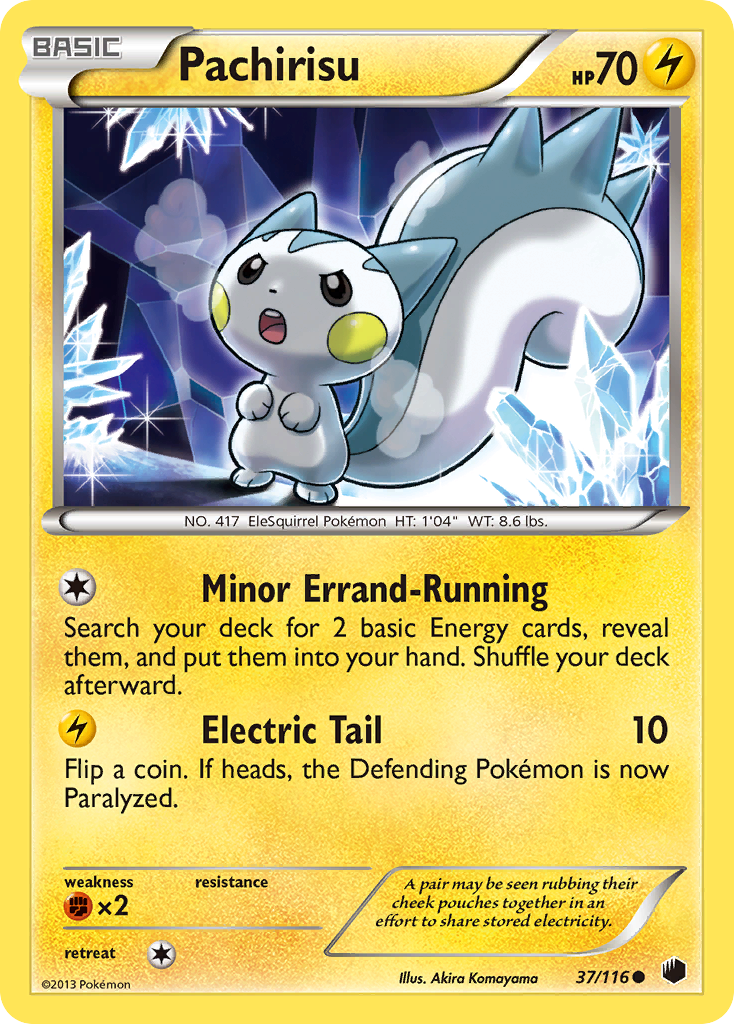 Pachirisu (37/116) [Black & White: Plasma Freeze] | Good Games Modbury