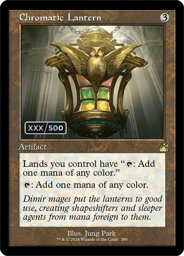 Chromatic Lantern (Retro) (Serialized) [Ravnica Remastered] | Good Games Modbury