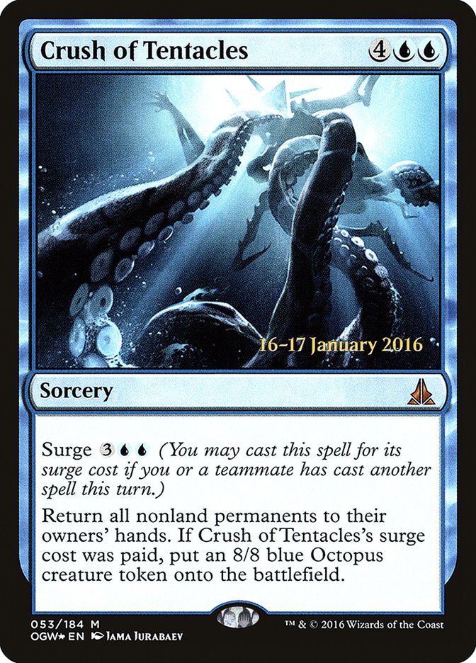 Crush of Tentacles [Oath of the Gatewatch Prerelease Promos] | Good Games Modbury