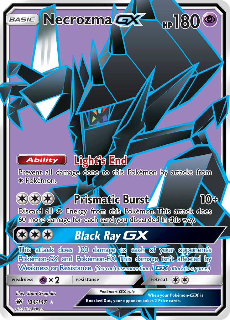 Necrozma GX (134/147) [Sun & Moon: Burning Shadows] | Good Games Modbury