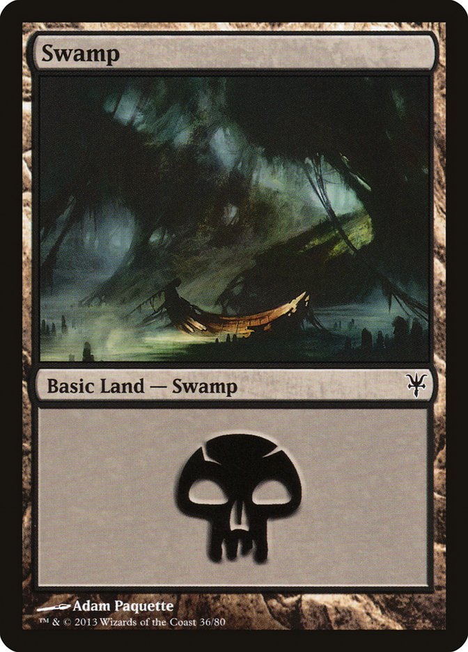 Swamp (36) [Duel Decks: Sorin vs. Tibalt] | Good Games Modbury