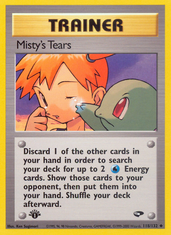 Misty's Tears (118/132) [Gym Challenge 1st Edition] | Good Games Modbury