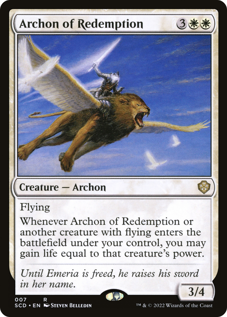 Archon of Redemption [Starter Commander Decks] | Good Games Modbury