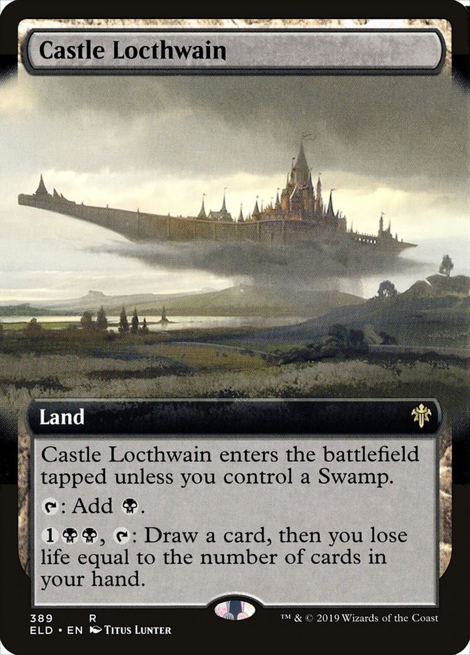 Castle Locthwain (Extended Art) [Throne of Eldraine] | Good Games Modbury