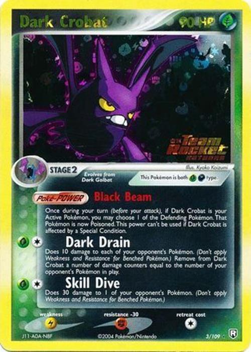 Dark Crobat (3/109) (Stamped) [EX: Team Rocket Returns] | Good Games Modbury