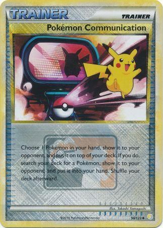 Pokemon Communication (98/123) (League Promo) [HeartGold & SoulSilver: Base Set] | Good Games Modbury