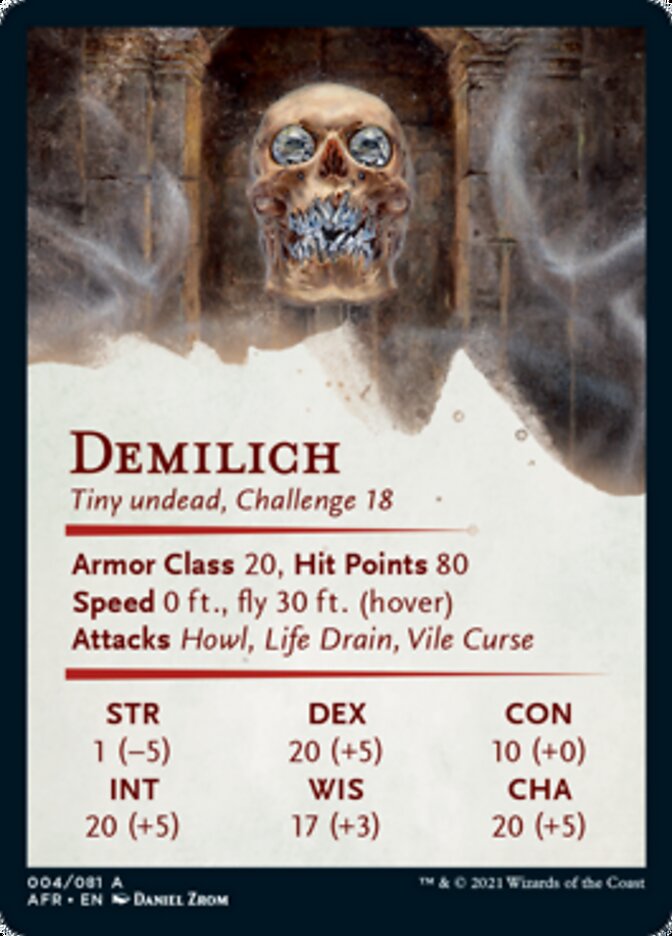 Demilich Art Card [Dungeons & Dragons: Adventures in the Forgotten Realms Art Series] | Good Games Modbury