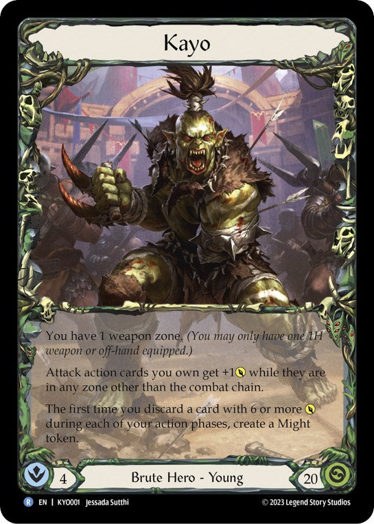 Kayo, Armed and Dangerous [KYO001] (Heavy Hitters Kayo Blitz Deck)  Rainbow Foil | Good Games Modbury