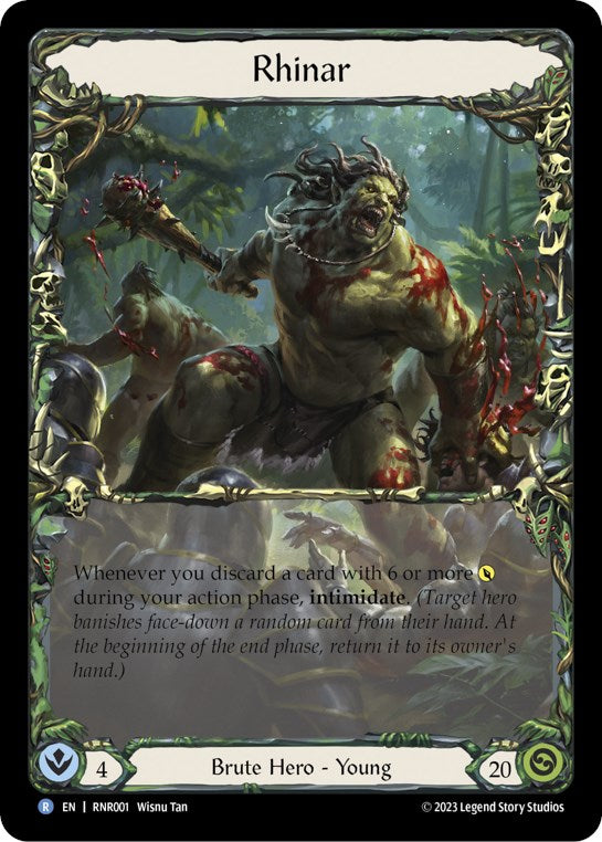 Rhinar [RNR001] (Rhinar Hero Deck)  Rainbow Foil | Good Games Modbury
