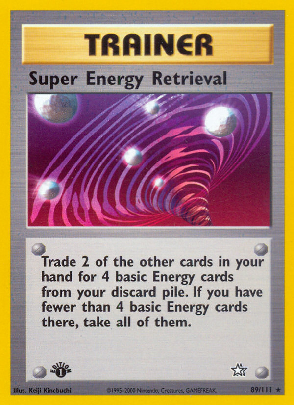 Super Energy Retrieval (89/111) [Neo Genesis 1st Edition] | Good Games Modbury