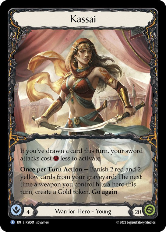 Kassai [KSI001] (Heavy Hitters Kassai Blitz Deck)  Rainbow Foil | Good Games Modbury