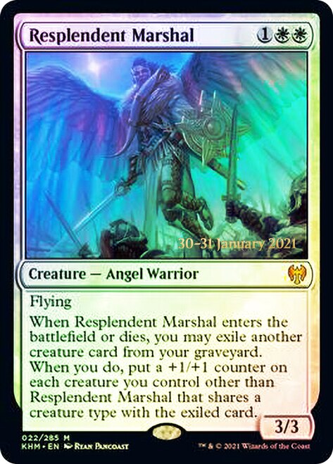 Resplendent Marshal [Kaldheim Prerelease Promos] | Good Games Modbury