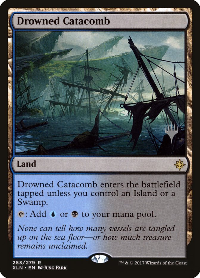 Drowned Catacomb (Promo Pack) [Ixalan Promos] | Good Games Modbury