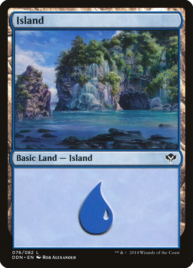 Island (76) [Duel Decks: Speed vs. Cunning] | Good Games Modbury