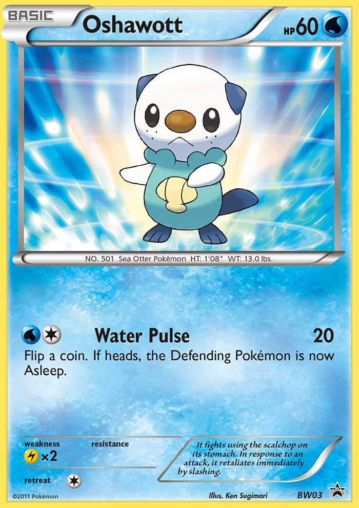 Oshawott (BW03) [Black & White: Black Star Promos] | Good Games Modbury