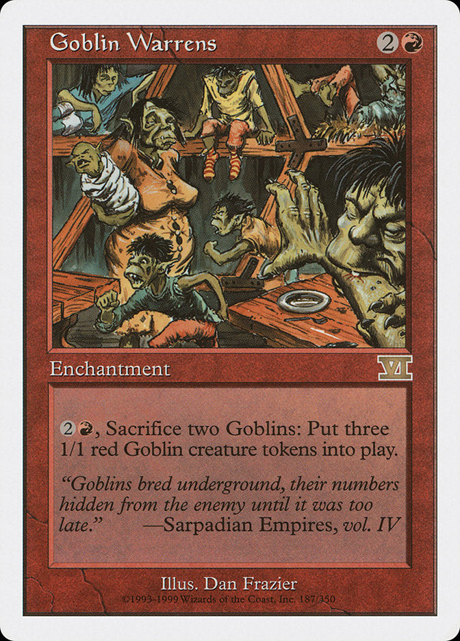 Goblin Warrens [Classic Sixth Edition] | Good Games Modbury