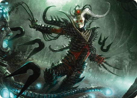 Vraan, Executioner Thane Art Card [Phyrexia: All Will Be One Art Series] | Good Games Modbury