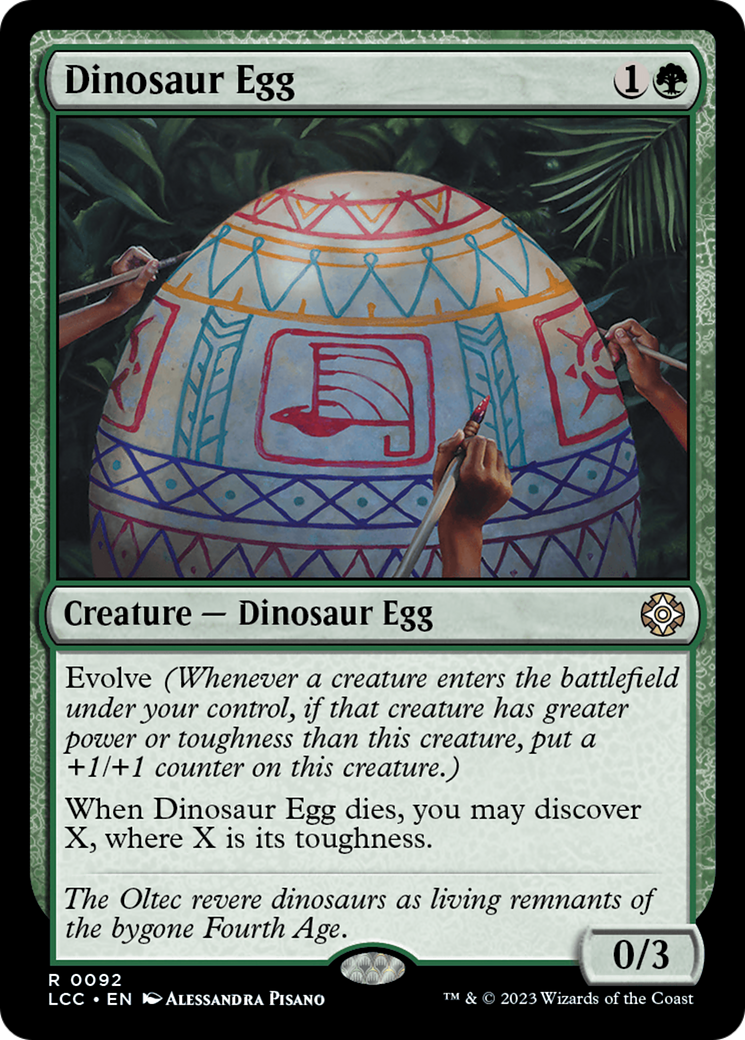 Dinosaur Egg [The Lost Caverns of Ixalan Commander] | Good Games Modbury