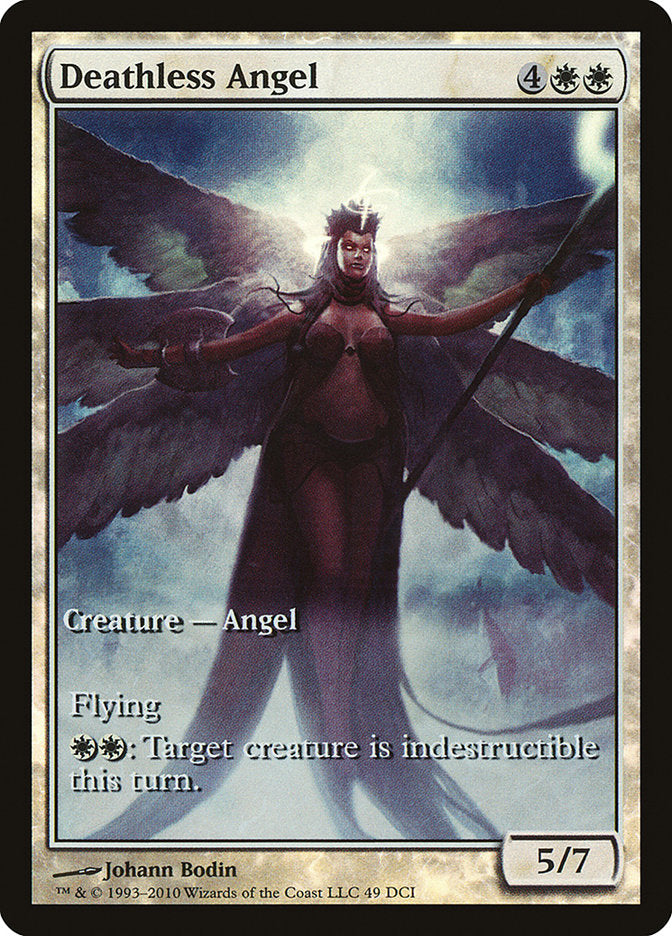 Deathless Angel (Game Day) (Extended Art) [Rise of the Eldrazi Promos] | Good Games Modbury