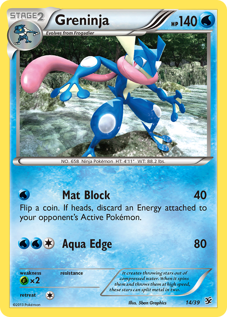 Greninja (14/39) [XY: Kalos Starter Set] | Good Games Modbury