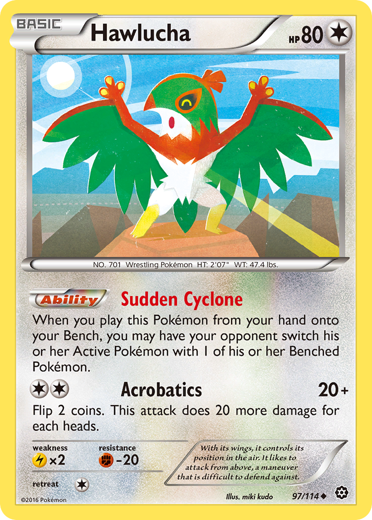 Hawlucha (97/114) [XY: Steam Siege] | Good Games Modbury
