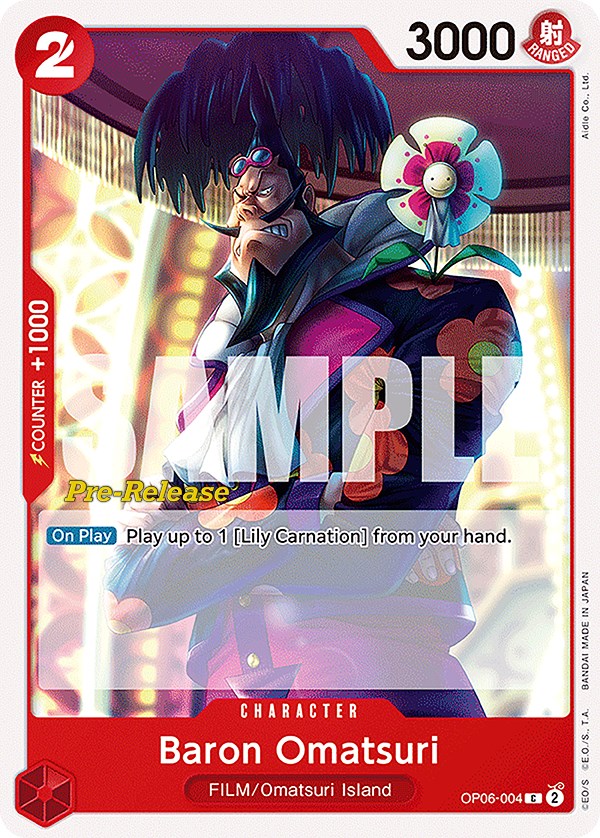 Baron Omatsuri [Wings of the Captain Pre-Release Cards] | Good Games Modbury