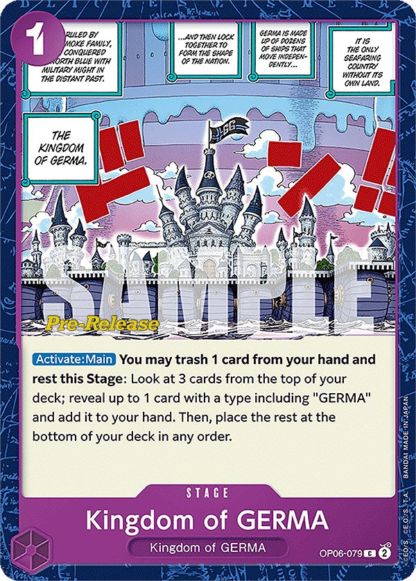 Kingdom of GERMA [Wings of the Captain Pre-Release Cards] | Good Games Modbury