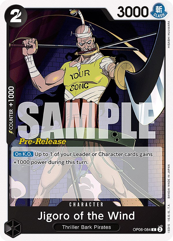 Jigoro of the Wind [Wings of the Captain Pre-Release Cards] | Good Games Modbury