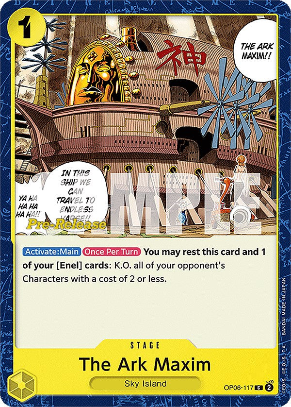 The Ark Maxim [Wings of the Captain Pre-Release Cards] | Good Games Modbury