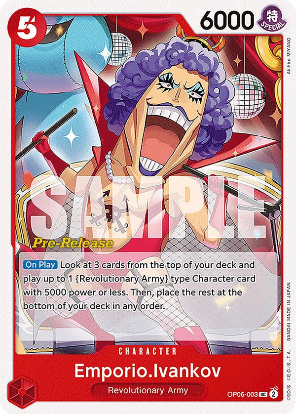 Emporio.Ivankov [Wings of the Captain Pre-Release Cards] | Good Games Modbury