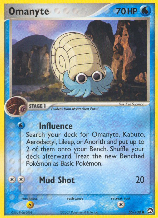 Omanyte (56/108) [EX: Power Keepers] | Good Games Modbury