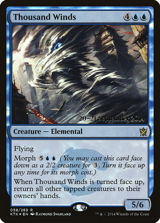 Thousand Winds [Khans of Tarkir Prerelease Promos] | Good Games Modbury