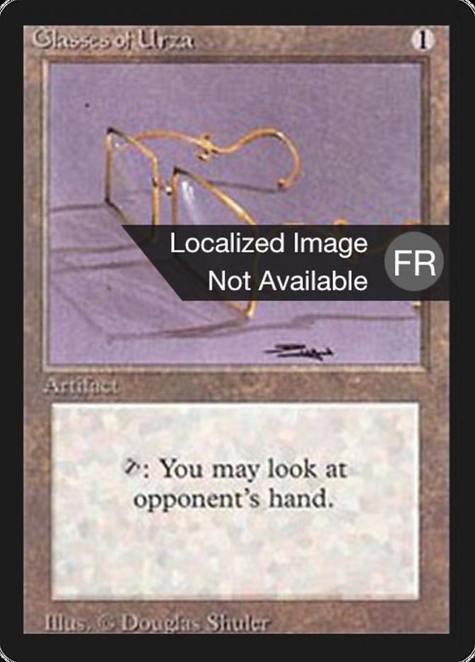 Glasses of Urza [Foreign Black Border] | Good Games Modbury