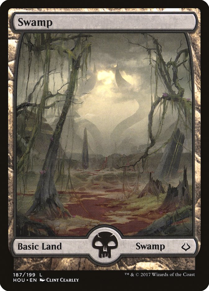 Swamp (187) [Hour of Devastation] | Good Games Modbury