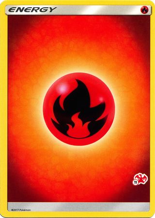 Fire Energy (Charizard Stamp #11) [Battle Academy 2020] | Good Games Modbury