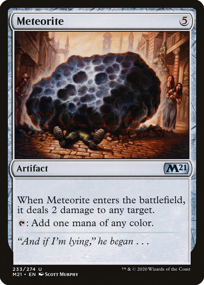 Meteorite [Core Set 2021] | Good Games Modbury